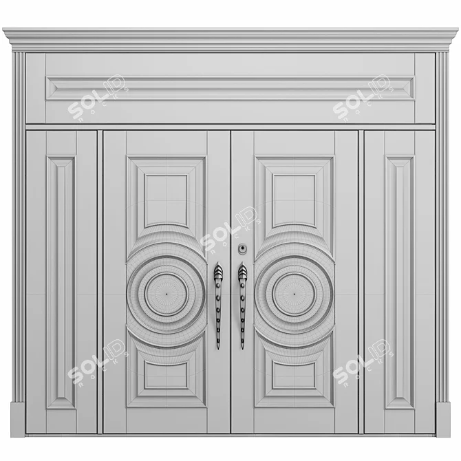 Versatile Argo Diablo Door Collection 3D model image 5