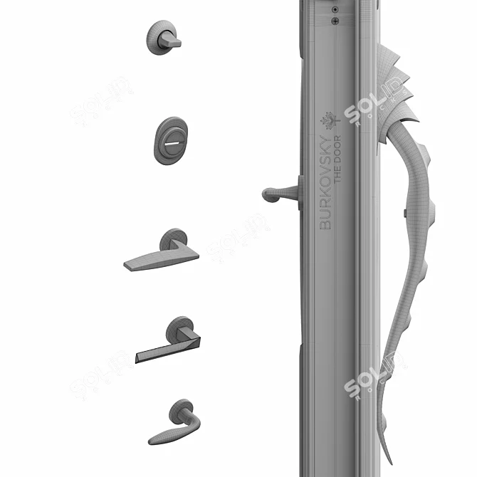 Versatile Argo Diablo Door Collection 3D model image 6