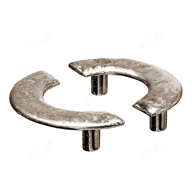 Elegant Furniture Handle RING 3D model image 2