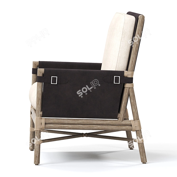 Elegant Bercut Lounge Chair in 2015 3D model image 4