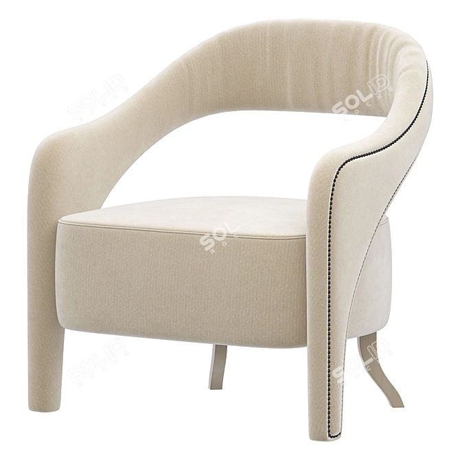 Luxury SICRA Curations Limited Chair 3D model image 1