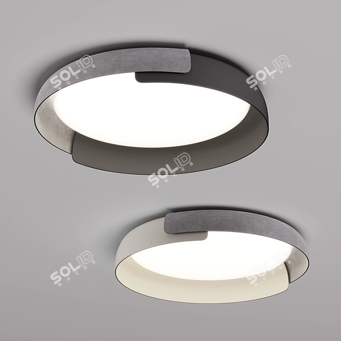 Modern Kundalini Dala Pendant Lights 3D model image 2