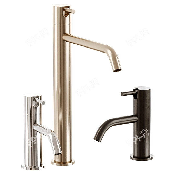 Elegant Antonio Lupi Mixer Tap 3D model image 1