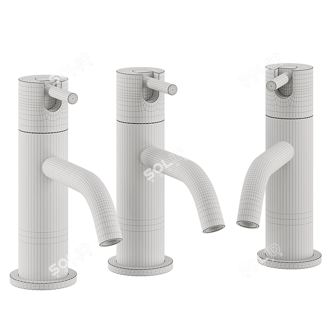 Elegant Antonio Lupi Mixer Tap 3D model image 4