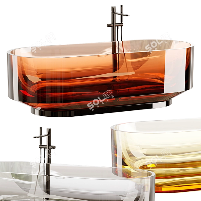 Gumdesign Borghi Freestanding Bath 3D model image 1