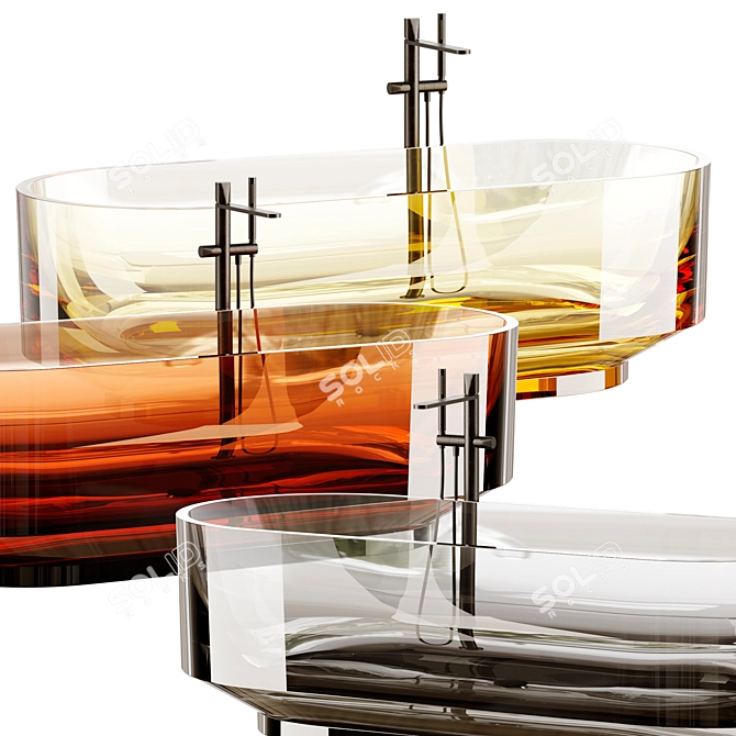 Gumdesign Borghi Freestanding Bath 3D model image 3