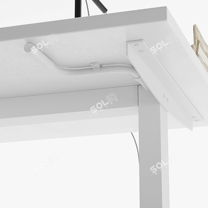 IKEA Office Workspace Set 3D model image 6