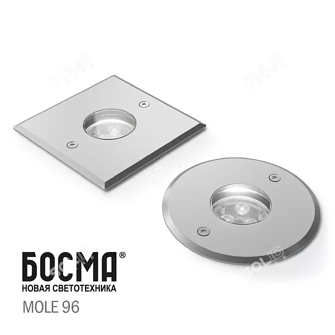 Mole 96 Outdoor Architectural Lights 3D model image 1