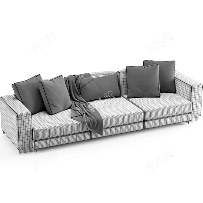 Modern Molteni&C Turner Sofa 2015 3D model image 6