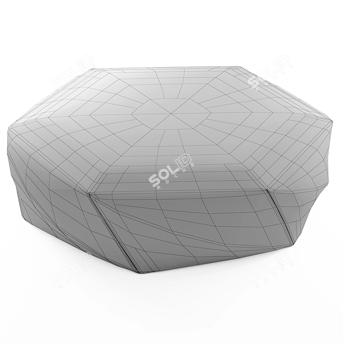  Modern Comfort Pouf by Moroso 3D model image 4