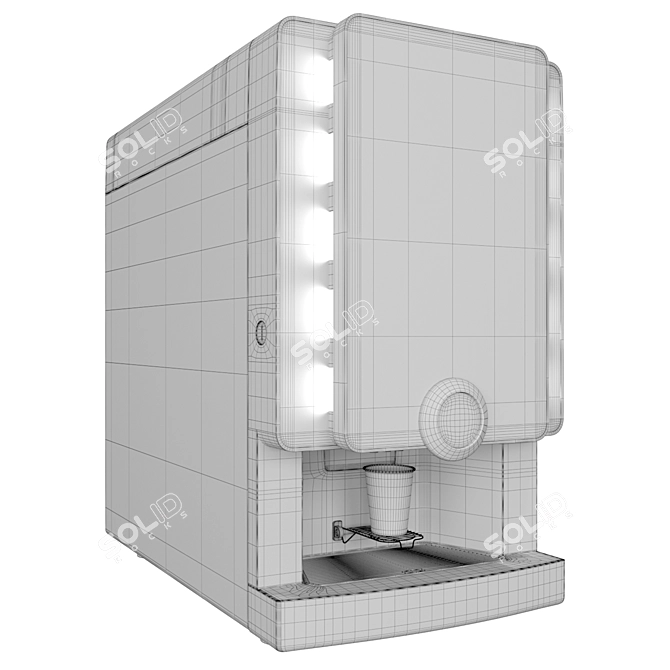 Compact laRhea V+ eC Coffee Machine 3D model image 2