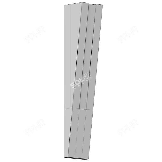Modern Outdoor Wall Sconce 3D model image 3