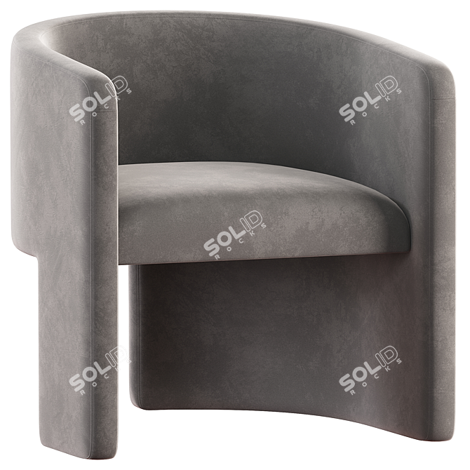 Modern Martinique Lounge Chair - 2014 3D model image 2