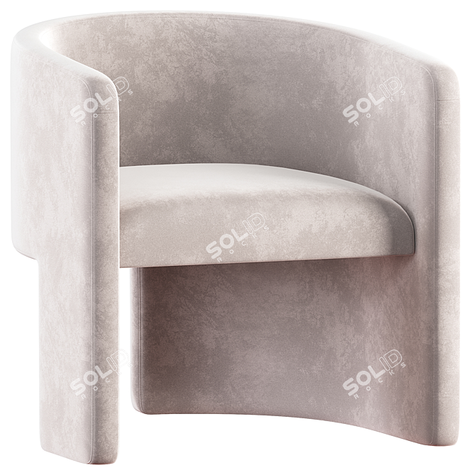 Modern Martinique Lounge Chair - 2014 3D model image 3