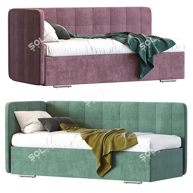 Charming Camilla Children's Bed 3D model image 1