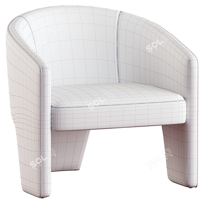 2014 Fae Chair | Stylish Modern 3D model image 4