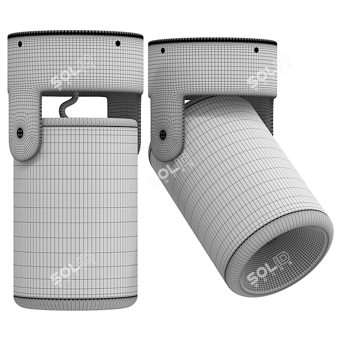 Adjustable Downlight Spotlight for Precise Lighting 3D model image 3