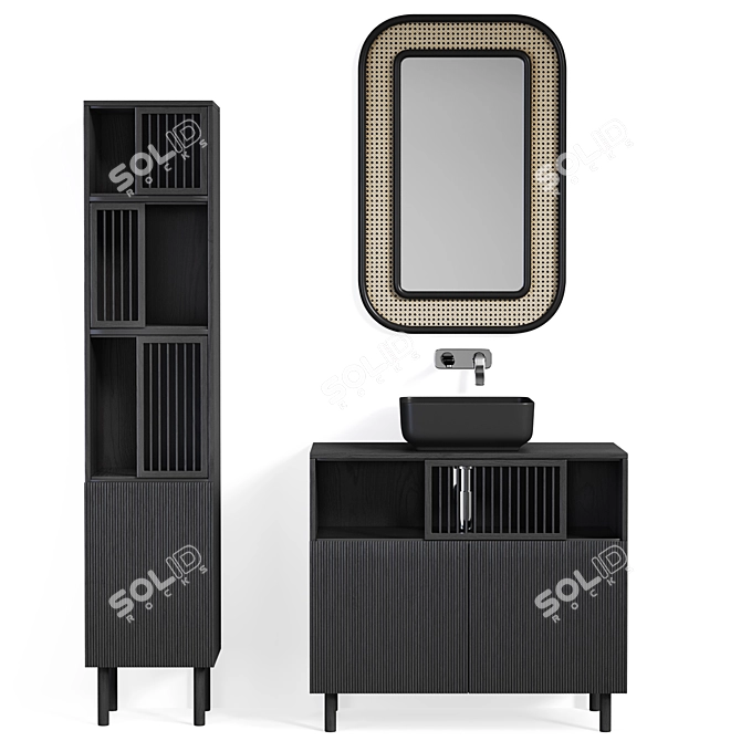 Bathroom Vanity Set Pilpao by La Redoute 3D model image 1