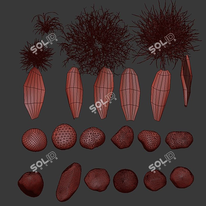 Eco-Scatter Grass Kit 3D model image 7