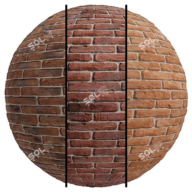 3 Types of Ancient Brick 3D model image 1