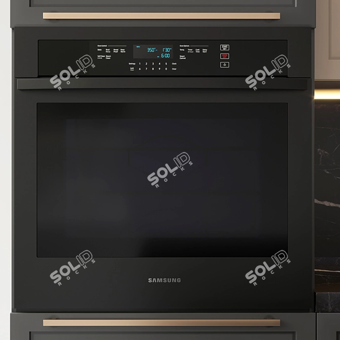 Modern Samsung Kitchen Set 3D model image 2