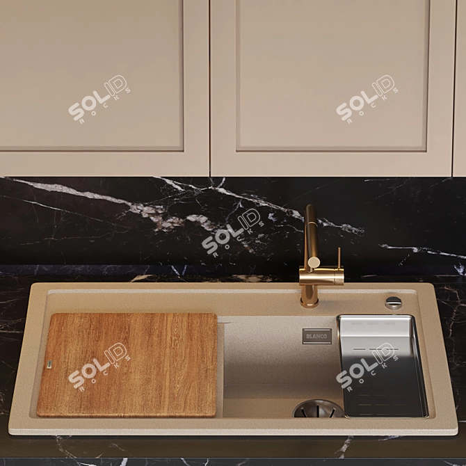 Modern Samsung Kitchen Set 3D model image 4