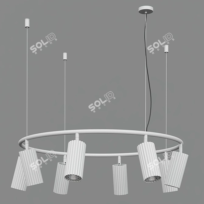 Elegant Maisy Collection Lamps 3D model image 3