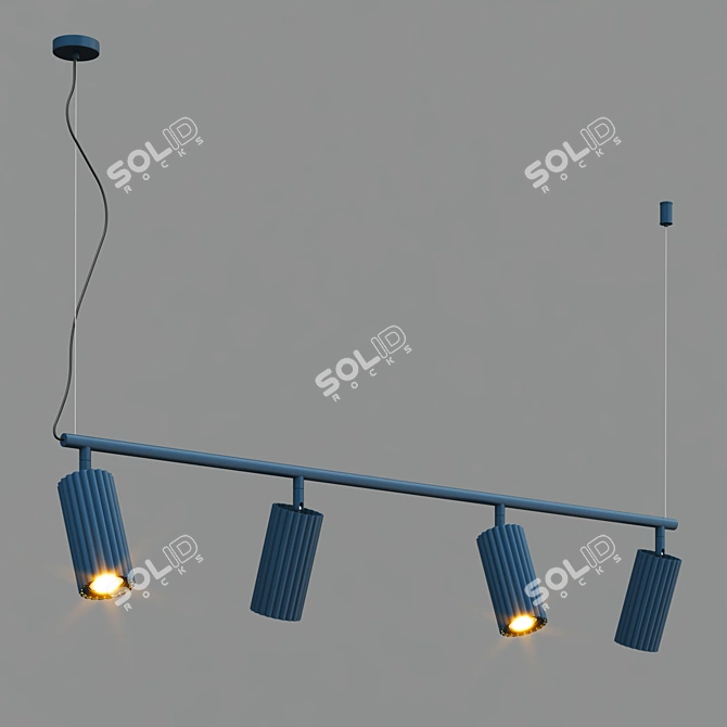 Elegant Maisy Collection Lamps 3D model image 4