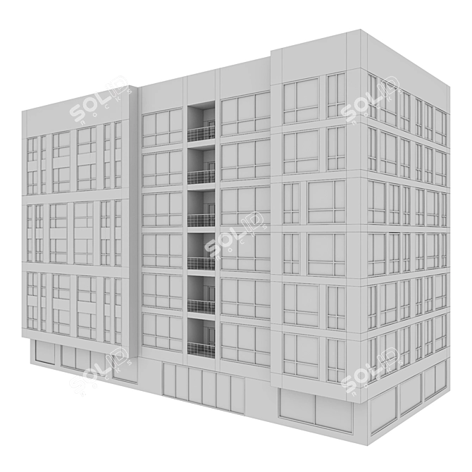 Corona Brigade Building 05 3D model image 4