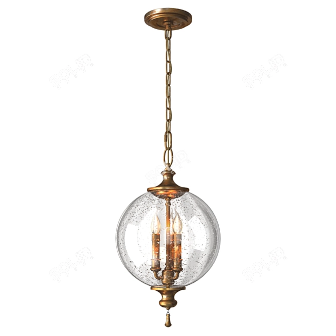 Feiss FE-ARGENTO-P Pendant Light 3D model image 1