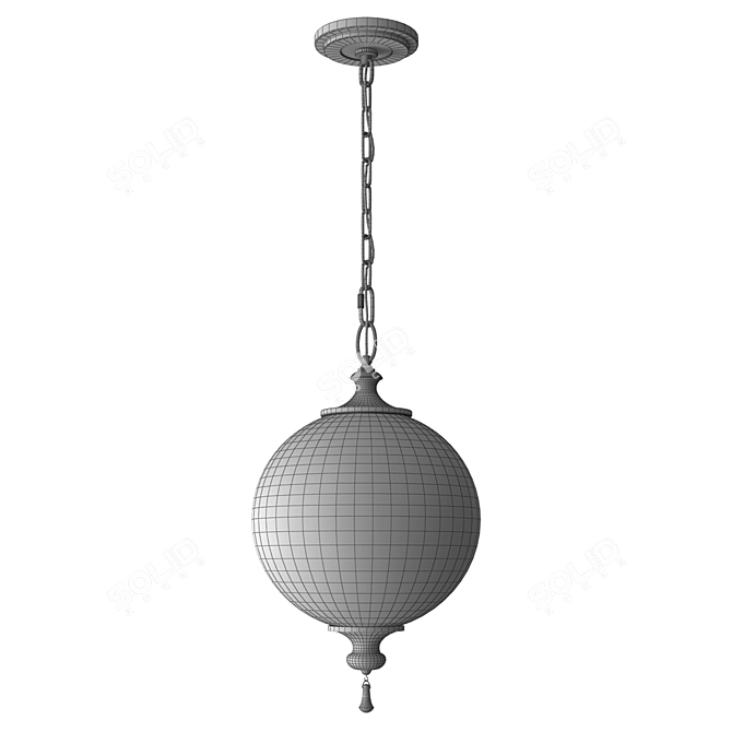 Feiss FE-ARGENTO-P Pendant Light 3D model image 2