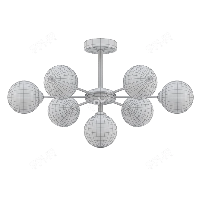 Elegant Dar Cohen 7 Light 3D model image 2