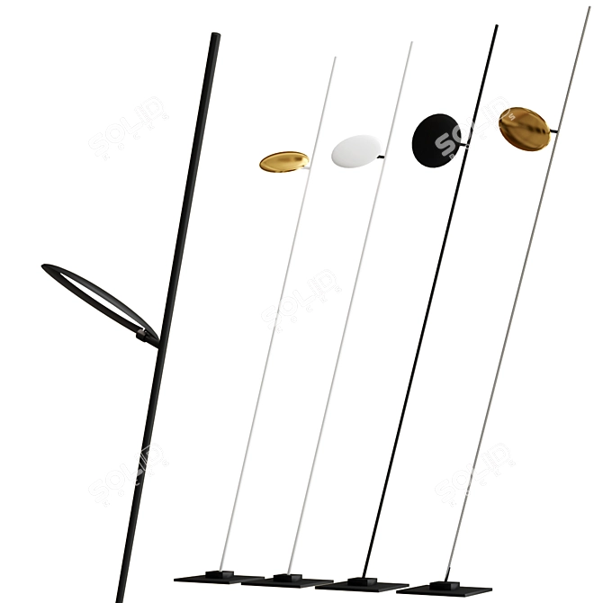 Catellani & Smith LED Floor Lamp 3D model image 1