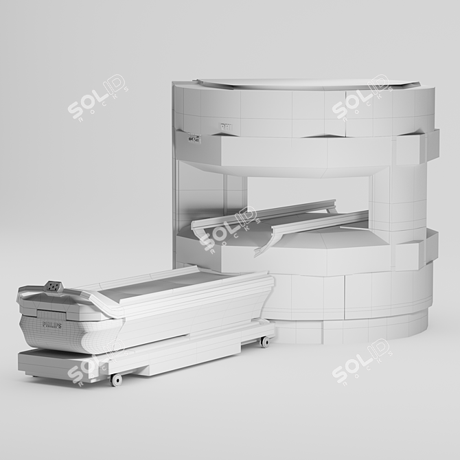  Philips Open MRI Scanner 3D model image 5