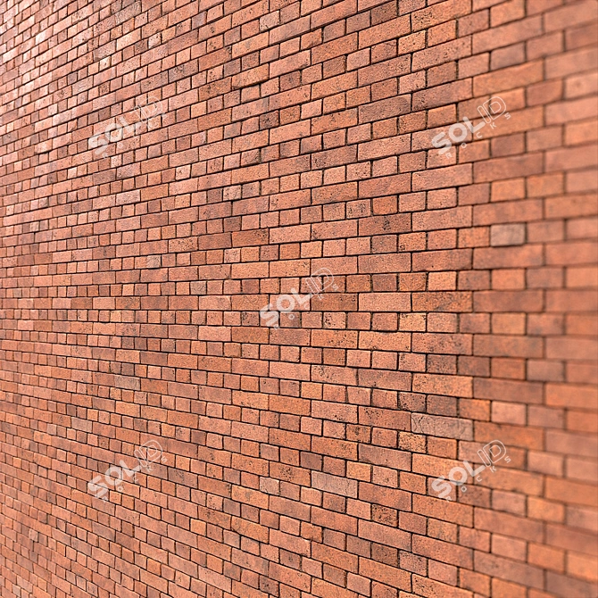 Seamless Brick PBR Material -Textures 3D model image 3