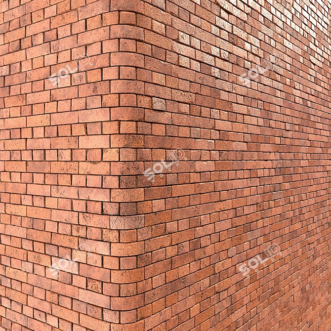 Seamless Brick PBR Material -Textures 3D model image 4