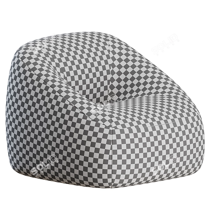 Artifort Swamp Lounge Chair: Sleek Comfort 3D model image 3