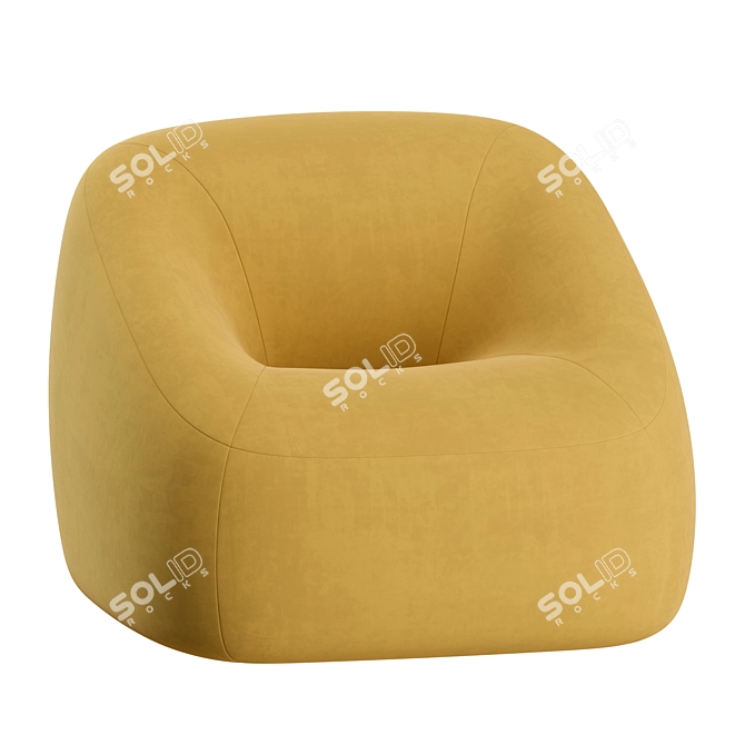 Artifort Swamp Lounge Chair: Sleek Comfort 3D model image 7