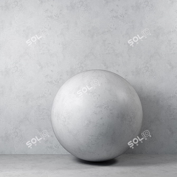 Concrete 4k Texture Set - PBR 3D model image 5