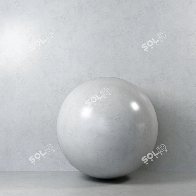 Concrete 4k Texture Set - PBR 3D model image 6