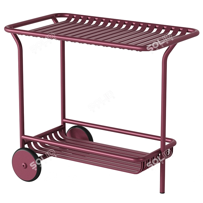 Week-end Garden Trolley Petite Friture 3D model image 3