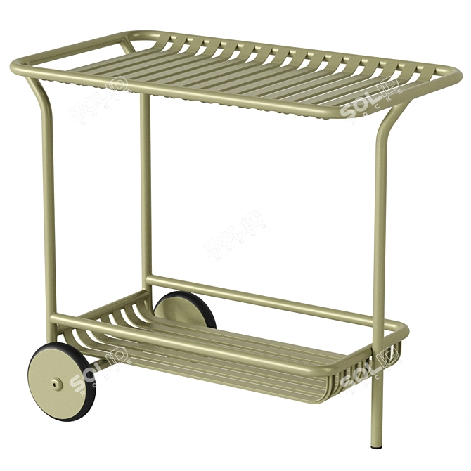 Week-end Garden Trolley Petite Friture 3D model image 4