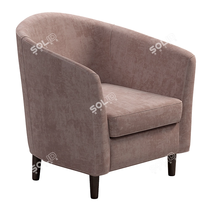 Modern Mila Armchair for Stylish Homes 3D model image 3