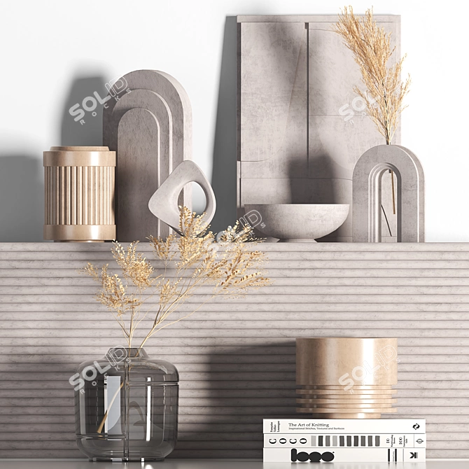 2015 Decorative Set Centimeters Rendered 3D model image 1