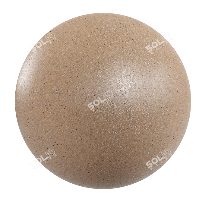 PBR Seamless Concrete Material Kit 3D model image 1