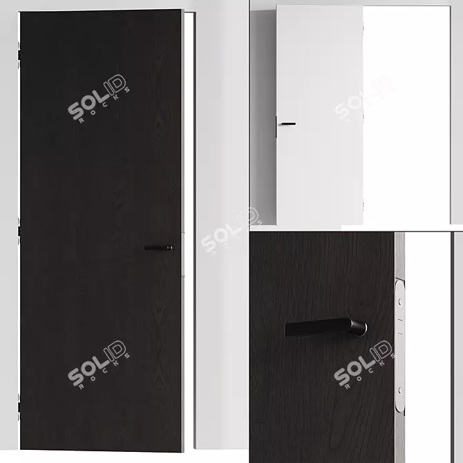 Hidden Mount Doors Bundle - 8 Designs 3D model image 1