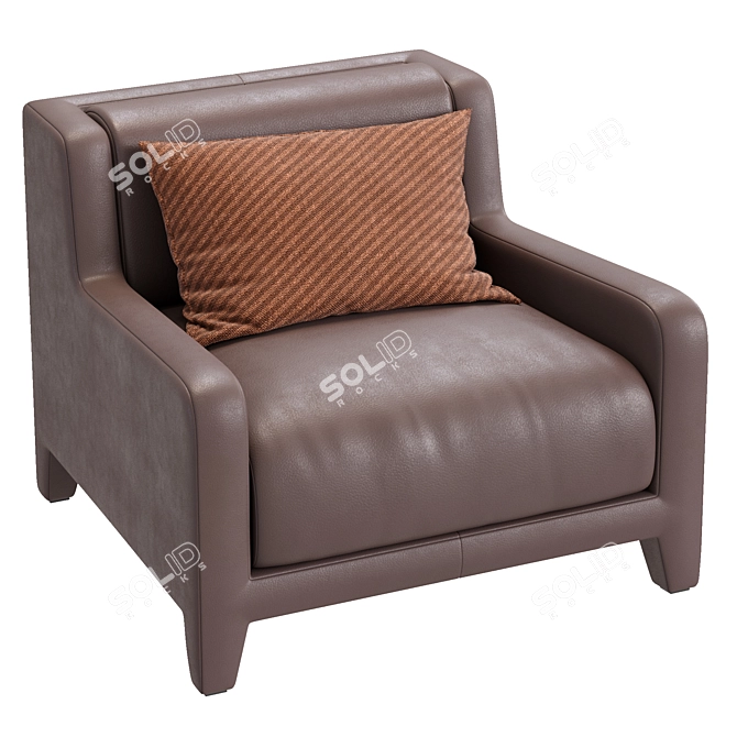 Timeless Lema Leather Alma Model 3D model image 2