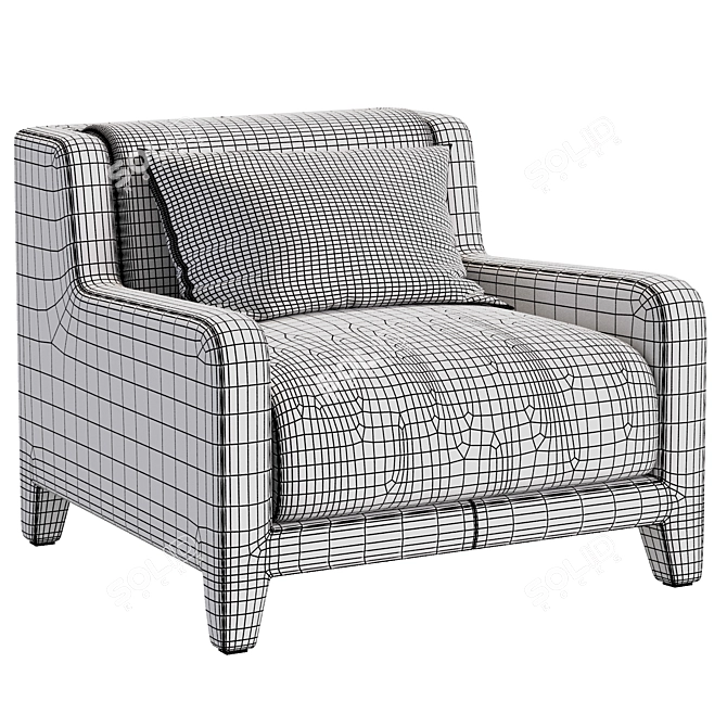 Timeless Lema Leather Alma Model 3D model image 6