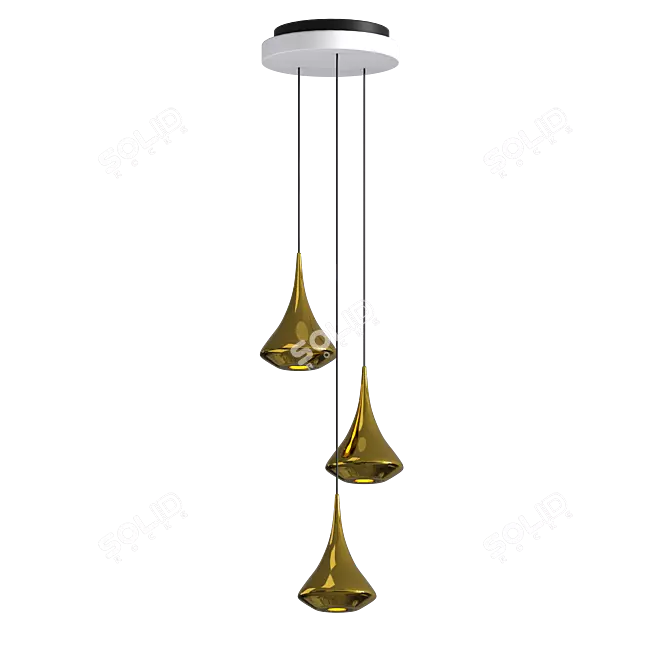  Elegant Biba Pendant Lamp 3D model image 3