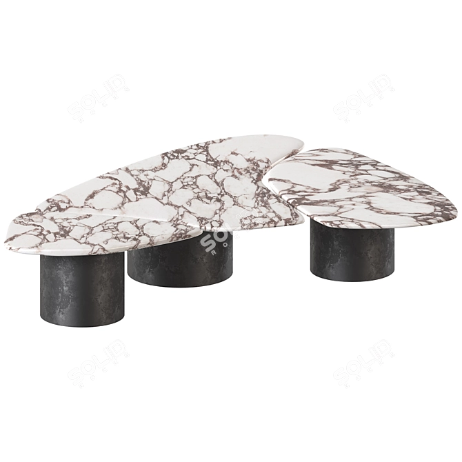 Elegant Tectra Coffee Table 3D model image 1